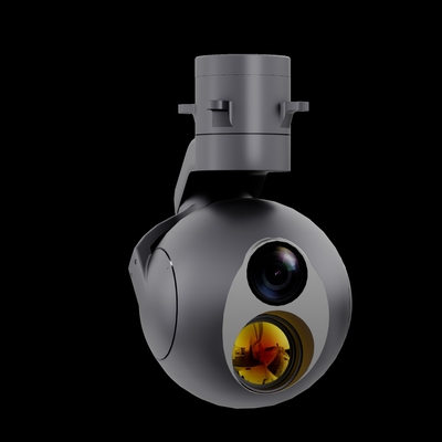 Lightweight Solar-Powered Aerial Camera Pod 360 Degree Rotation for General Aviation Aircraft Use